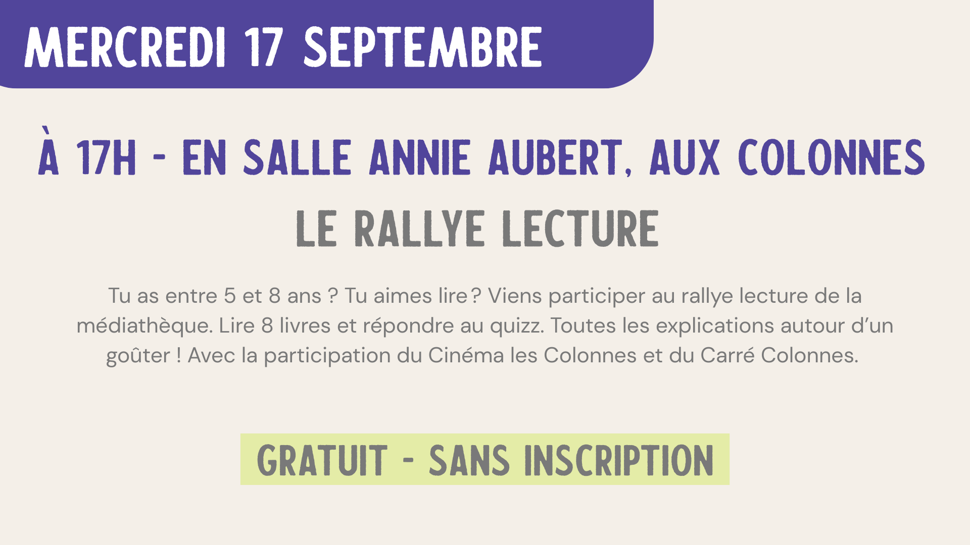 4 Le rallye lecture 09 25